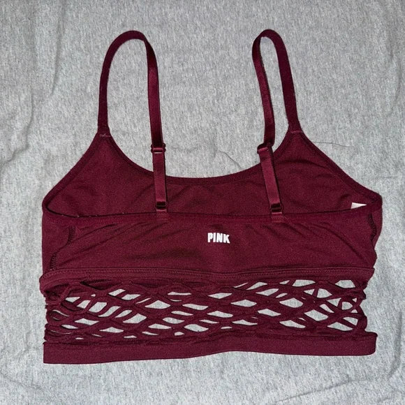 Victoria’s Secret Sports Bra w/ Mesh on Bottom •PreLoved 💕 - Super Cute! - Picture 2 of 3